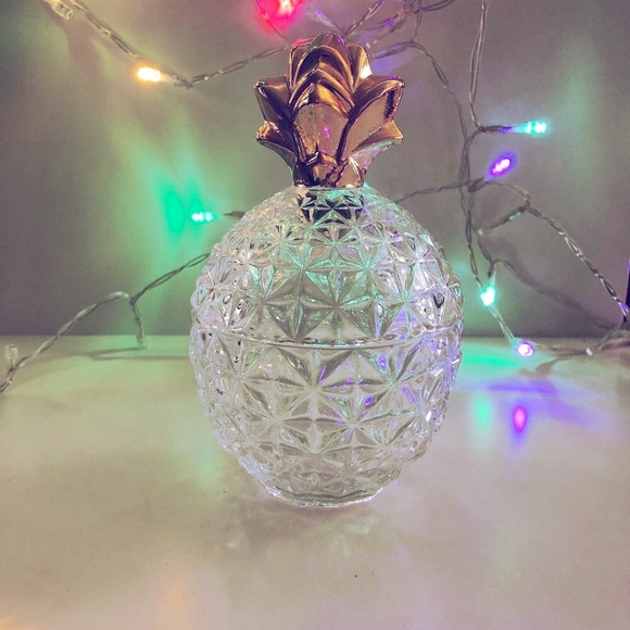 H&M Accents 53 Pineapple Candy Dish Looks Like Crystal Poshmark